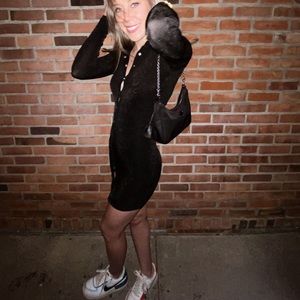 Elody Long Sleeve Mini Dress (PRINCESS POLLY)